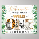 Recherche de safari birthday posters Anniversaire