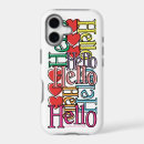 Recherche de conceptions mignonnes iphone coques Typographie