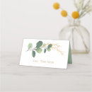 Search for simple place cards Greenery
