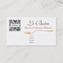 Search for fine dining business cards Bistro