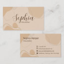 Search for aesthetic business cards Beige
