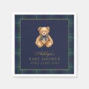 Search for teddy bear napkins Boy baby shower