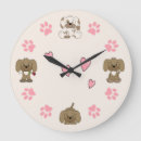 Recherche de chien mignon horloges Brun