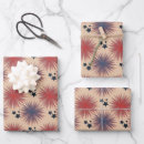 Search for white star wrapping paper Blue