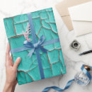 Search for teal green wrapping paper Rustic