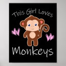 Recherche de graphique de singe posters Mignon