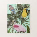 Recherche de oiseaux tropicaux puzzles Verdure