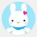 Search for round bunny stickers Happy