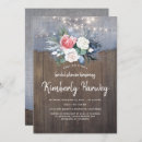 Search for linen bridal shower invitations Floral
