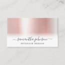 Recherche de rose gold business cards Métallique