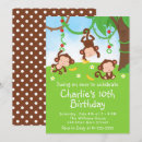 Search for monkeys birthday invitations Monkey birthday party
