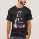 Search for we are all human tshirts Lesbian