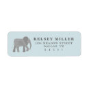 Search for little boy blue baby shower return address labels Elephant