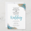 Search for turquoise and gold invitations Elegant
