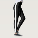 Search for side stripe leggings Black
