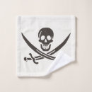 Search for pirate bath towels Skull and crossbones