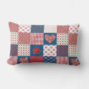 Recherche de patchwork coeur coussins Rouge