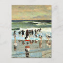 Recherche de peintures de plage cartes postales Vintage