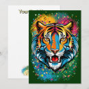 Search for tiger roaring postcards Animal