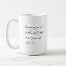 Recherche de photo engagement tasses Fiancé