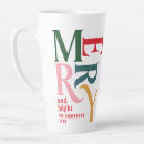Search for merry and bright mugs Typography