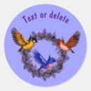 Search for purple bird stickers Flower