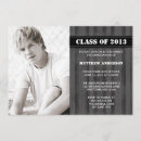 Search for grunge graduation invitations Boy