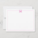 Search for monogram square note cards Modern