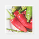 Search for chili pepper napkins Red