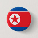 Search for north korea buttons North korean flag