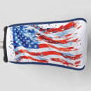 Search for american flag golf head covers Red white and blue