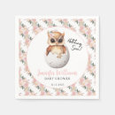 Recherche de baby shower hibou serviettes Chouette