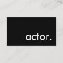 Search for actor business cards Professional