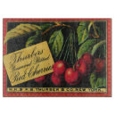 Recherche de rouge cerise planches à découper Rétro