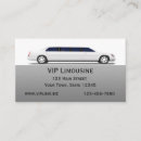 Recherche de limousine cartes visite Véhicule