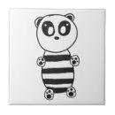 Recherche de dessin panda carreaux Mignon