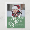 Recherche de let it snow christmas cards Vert