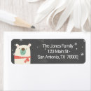 Search for polar bear return address labels Whimsical