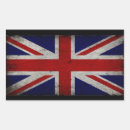 Search for british rectangle stickers Country