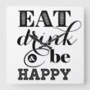 Recherche de nourriture et boisson horloges Café