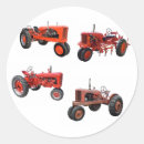 Search for red tractor stickers Vintage