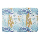 Search for seashell bath mats Blue