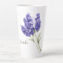 Search for watercolor flowers mugs Lavender