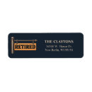 Search for retired return address labels Retirement