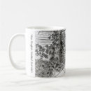 Search for black ink mugs Black and white drawing