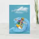 Search for surfer birthday cards Sports