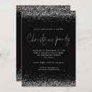 Search for black and silver christmas invitations Holiday celebration