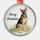 Search for german shepherd ornaments Watercolor
