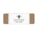 Search for burlap return address labels Country