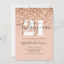Search for modern eighteen birthday invitations Typography